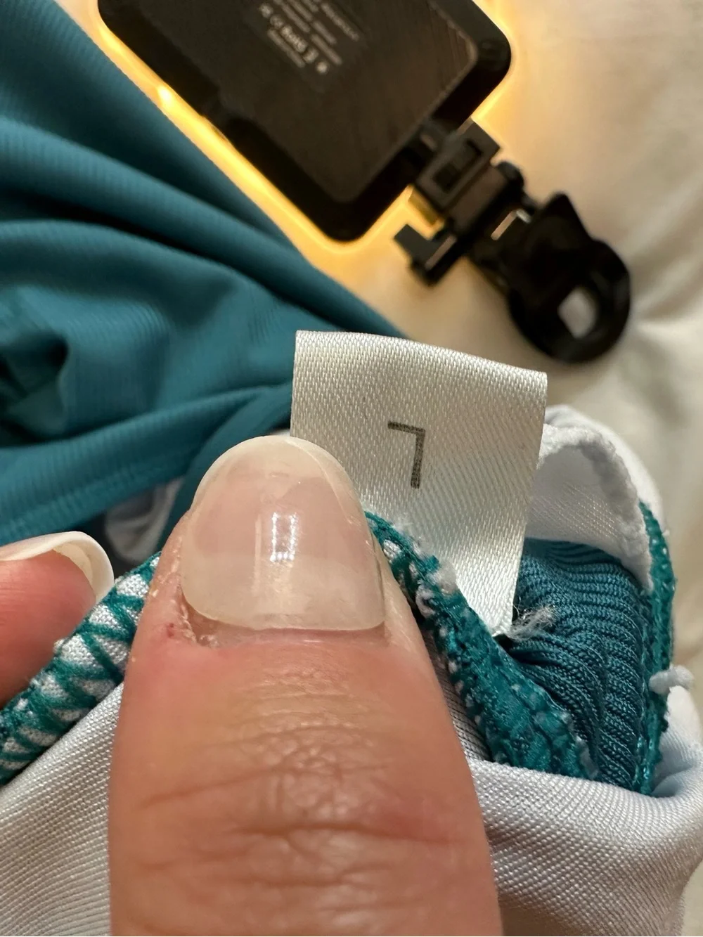 No brand large teal